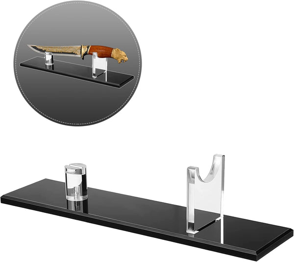 Acrylic Knife Display Stand, Desktop Knife Holder for Home Decor, Single Knife Holder