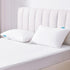 Toddler Pillowcase 4 Pack, Waterproof Zippered Pillow Protector for Toddler Pillow 13"x18" & 14"x19" (White)