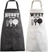 MBMSO Hubby Wifey Cooking Aprons Set, Est.2024 Wedding Gift for Newlywed Couples