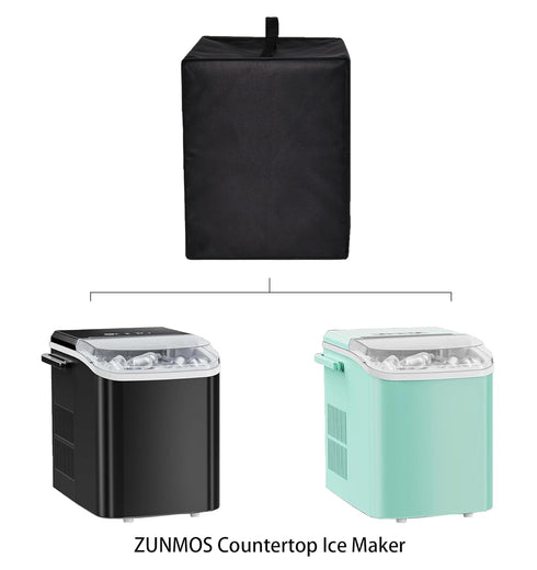 Ice Maker Cover for ZUNMOS Countertop Ice Maker Universal Waterproof Shield Waterproof& Dustproof Cover for Portable Ice Makers/Ice Cube Maker/Ice Machine