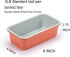 Monfish 2pcs Bread Loaf Pans for Home Baking, Carbon Steel 1lb Non-Stick 9x5 inch Loaf Tin