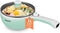 Dezin Hot Pot Electric Upgraded, Non-Stick Sauté Pan, 1.5L Mini Portable Hot Pot for Steak, Egg, Fried Rice