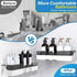 2-Pack Shower Caddy, Separable Shower Organizer with Soap Dish and Hooks, No Drilling Double Layer Shower Shelf, Used