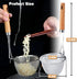 TENTA Kitchen Premium Stainless Steel Mesh Spider Strainer - 18/8 for Spaghetti Dumpling Noodles, 3.8 inch Diameter