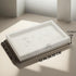 Natural Marble Tray for Desktop/Kitchen/Vanity/Bathroom, Stone Organizer Tray for Coffee Table, Plate Holder for