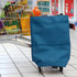 JIANWEI 360 Collapsible Shopping Cart with Swivel Wheels, Portable Folding Trolle-y Grocery Bag, Reusable Foldable Tote