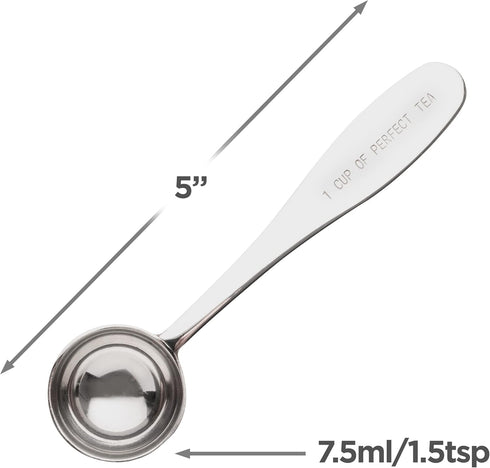 Loose Leaf Tea Spoon Measure, Stainless Steel Scoop for One Cup of Perfect Tea
