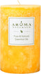 Aroma Naturals Lavender & Tangerine Essential Oil Scented Pillar Candle, 2.5 x 4 inch