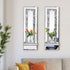 Aeveco Set 2, 4)) Crystal Crush Diamond Mirrored Candle Sconces, Silver Wall Candle Holder of Wall Decorations