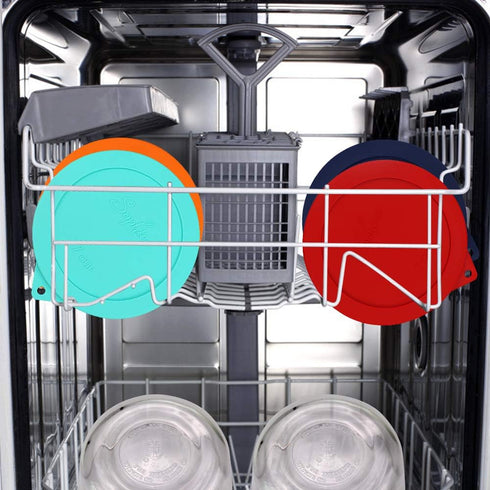 Sophico Round Silicone Storage Cover Lids - Replacement for Anchor Hocking and Pyrex 7402-PC 6/7 Cup Glass Bowls