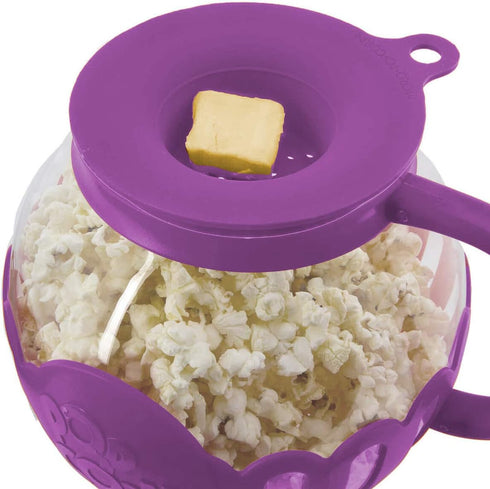 Ecolution 1.5qt Microwave Popcorn Popper in Gift Box (PURPLE) by Epoca