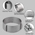 Adjustable Cake Mould, Stainless Steel Cake Mousse Ring 6 to 12 Inch, Set of 2 for Baking, DIY Cake