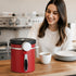Cereal,16OZ,Red ShanSon Coffee Canister Airtight Coffee Container Stainless Steel Coffee Bean Storage Container