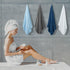 8 Pack Set Grey,2 Towels(35"x70"), 2 Towels,4 Ferdilan Bath Towels Oversized Bath Hand Washcloths Ultra Soft