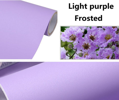 Solid Color Frosted Waterproof Wallpaper Shelf Drawer Liner, Self-Adhesive Cabinet Sticker 15.6 Inch by 98 Inch (Light