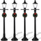 Honoson Christmas Mini Street Light Models Christmas Accessories Miniature Lamp Village Post for