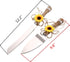 TANG SONG Rustic Wedding Cake Knife and Serving Set, Sunflower Burlap Lace, Set of 2