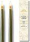 Candlestock 8 Inch Real Bayberry Taper Candle Pair, Pure Bayberry and 100% USA Beeswax Blend, Dripless