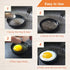 3.5" Set 2 COTEY Egg Rings of with Silicone Handle, Large Ring for Frying Eggs, Round Mold for English Muffins