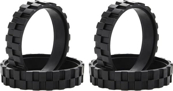 Replacement Wheels Tire for iRobot Roomba - Series 500, 600, 700, 800, 900 (4 Pack)