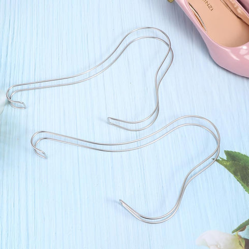 2Pcs Holibanna Metal Shoe Display Stand Adjustable High Heel Shoe Brace Holder for Home Store Retail Use Durable