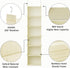 Closet 6-Shelf Closet YOUDENOVA Hanging Organizer, Hanging Shelves, Beige