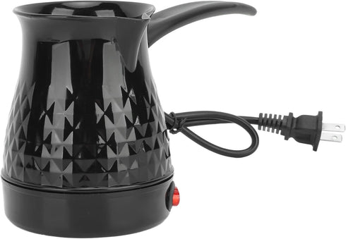 Asixxsix Portable Electric Coffee Pot, 600ml ABS Stainless Steel Coffee Maker with Dual System for Tea and Coffee