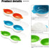 WWLUCKY Draining Egg Boiler for Microwave, Double Egg Poacher, Silicone Egg Boiler Cups, Kitchen Cooking Gadget Tools,