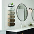 5 Sorbus Bathroom Towel Holder - Tier Metal Towel Rack with Wood Shelf for Rolled Bath Towels, Washcloths, Linens, Hand