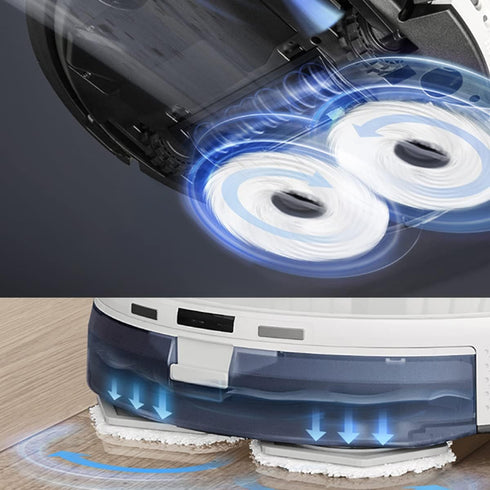 Replacement Parts for Robot Cleaner Yeedi Mop Station Accessories X4 Mop X4 Side Brush X2 Filter (4)