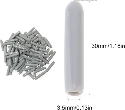 Universal Dishwasher Rack Tine Prong Repair End Cover Caps - 100PC Anti Slip Dishwasher Repair Tip Caps