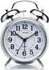 Peakeep 4 inches Twin Bell Loud Alarm Clock for Heavy Sleepers, Chrome Finish