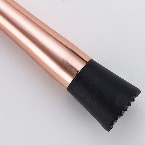 YFS Professional Stainless Steel Cocktail Muddler, Durable Bar Tool, Easy to Clean (Black)