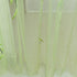 Ufurty 2 Pieces Willow Window Curtain Voile Tulle Panel Drapes, Green Color, Sheer Gauze for Living Room, Bedroom,