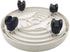 itechpanda Outdoor Roll Around Plant Caddy with Wheeled Planter Pallet, Heavy Duty Plant Tray Round Planter Trolly