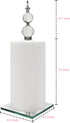 Qiuhome Countertop Crystal Paper Towel Holder Stand Bling Paper Towel Holder Kitchen Decor (Silver)