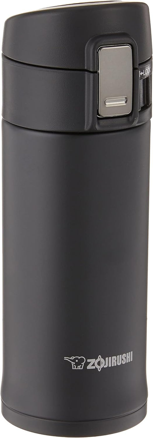 0.36-Liter Stainless Steel Travel Mug - Zojirushi, 12-Ounce, Black