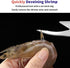 Stainless Steel Shrimp Deveiner Tool, Efficient Shrimp Peeler and Cleaner for Easy Shrimp Deveining