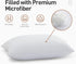 Acanva Bed Pillows for Sleeping, 1 Pack Luxury Hotel Quality, Super Plush 3D Fiber Filling, White