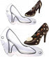 HiParty Mini & Small 3D High Heel Shoe Chocolate Mold, Polycarbonate Stiletto Heels Candy Mold Set of 2