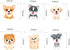 12 Pcs Dog Paw Prints Hanging Swirls Ceiling Streamers Decorations for Dog Paw Prints Birthday Party and Baby Shower