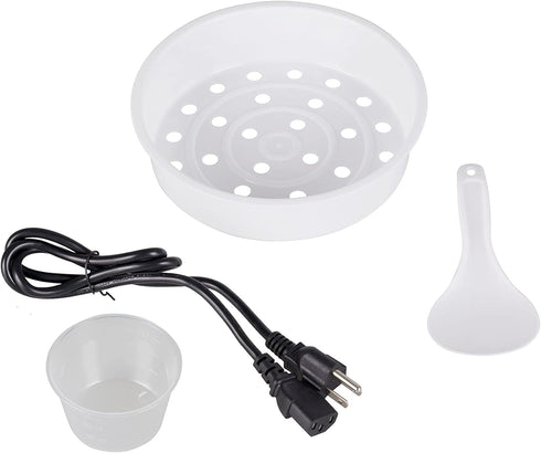 5 (TRC-04RS) TAYAMA Automatic Rice Cooker & Food Steamer Cup, White