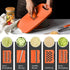 HI NINGER Camping Cutting Board, Collapsible Chopping Board with Colander, 9-In-1 Multi Kitchen Vegetable Washing