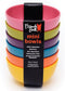 French Bull Melamine 6-Piece Bowl Set, Solid Color, 4" Mini Bowls