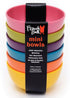French Bull Melamine 6-Piece Bowl Set, Solid Color, 4" Mini Bowls