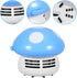 FAVOMOTO Mini Cute Table Dust Vacuum Cleaner, Portable Mushroom Vacuum for Home Office, Handy Dust Sweeper