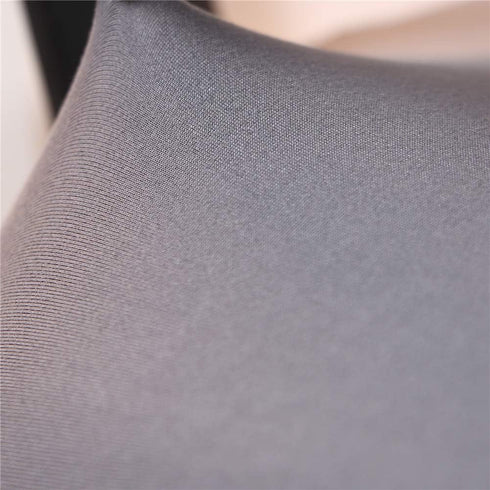 Jinzio Computer Office Chair Cover - Stretchable Cloth Polyester Slipcover for Universal Desk Task Chair, Grey