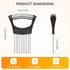 MbsaAO Onion Holder for Slicing, Stainless Steel Onions Slicer with Protective Cover, Vegetable Chopper Onion Slicer