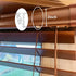 Cutelec Valance Clips, 2inch, 5pcs Clear Plastic Hidden Retainer Holder for Window Blind Valance