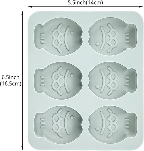 2 Pcs Fish Shaped Silicone Molds Chocolate Candy Fondant Mold Cake Resin Molds Cookie Jello Ice Cube Mold Tray Kitchen Baking Tools for Cake Decorating